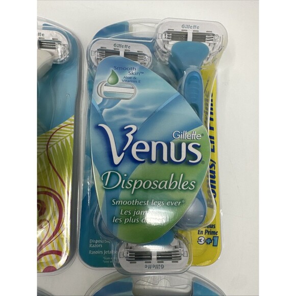 Gillette Venus Disposables LOT OF 18 - 6 Packs Tropical Smooth Legs Fresh Scent - Picture 5 of 14